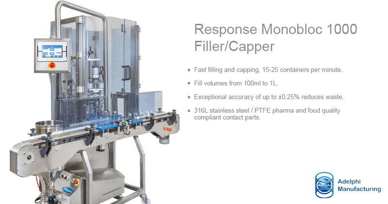 Response monoblock fillers cappers